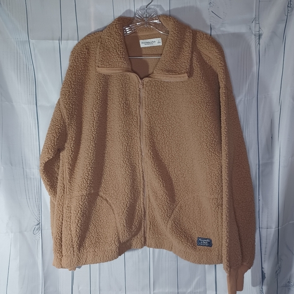 Abercrombie & Fitch sherpa full zip jacket - Picture 1 of 10